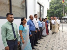 The oath-taking and flag-hoisting ceremony conducted at the commencement of the year on 1st January 2026